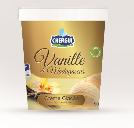 Image de Crème glacée vanille de Madagascar - (500g)