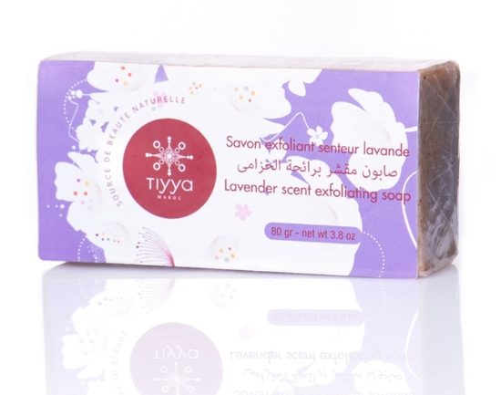 Image de Savon exfoliant à la lavande - TIYYA (80g)