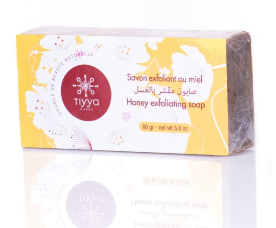 Image de Savon exfoliant au miel - TIYYA (80g)