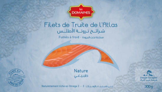 Image de Filet de truite fumée nature - (300g)