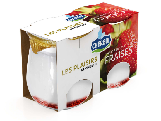 Image de Les plaisirs de CHERGUI au coulis de fraise - (2x125g)