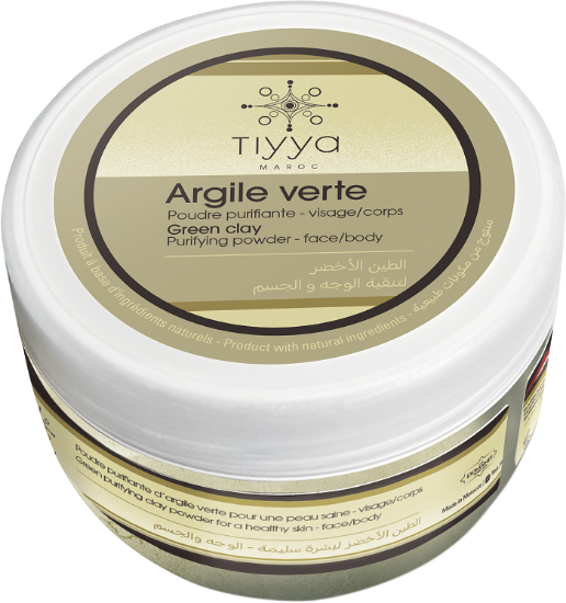 Image de Argile verte (Rhassoul) - TIYYA (200g)