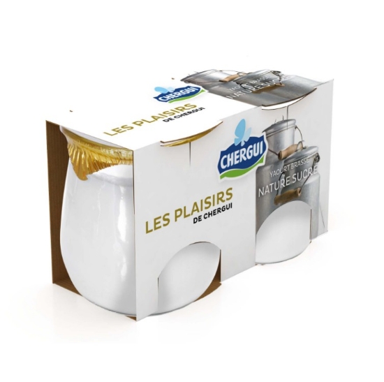 Image de Les plaisirs de CHERGUI nature sucré - (2x125g)