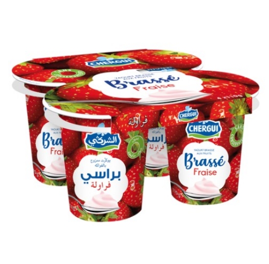 Image de Brassé aux fruits fraise - (4*110g)