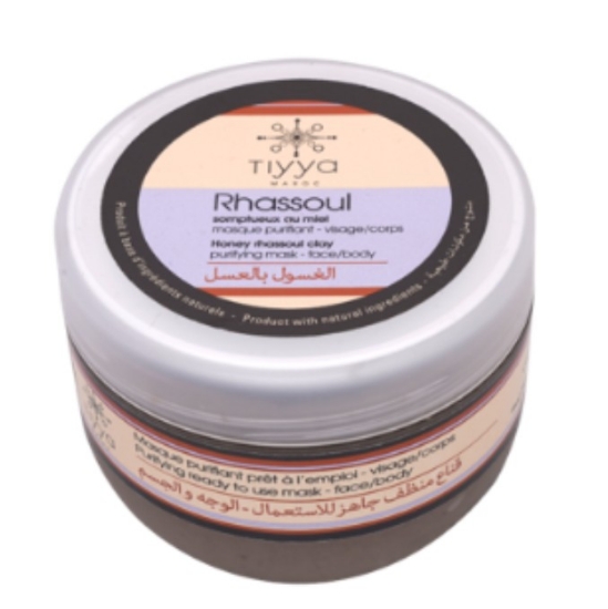 Image de Masque Rhassoul (argile) au miel - TIYYA (250ml)